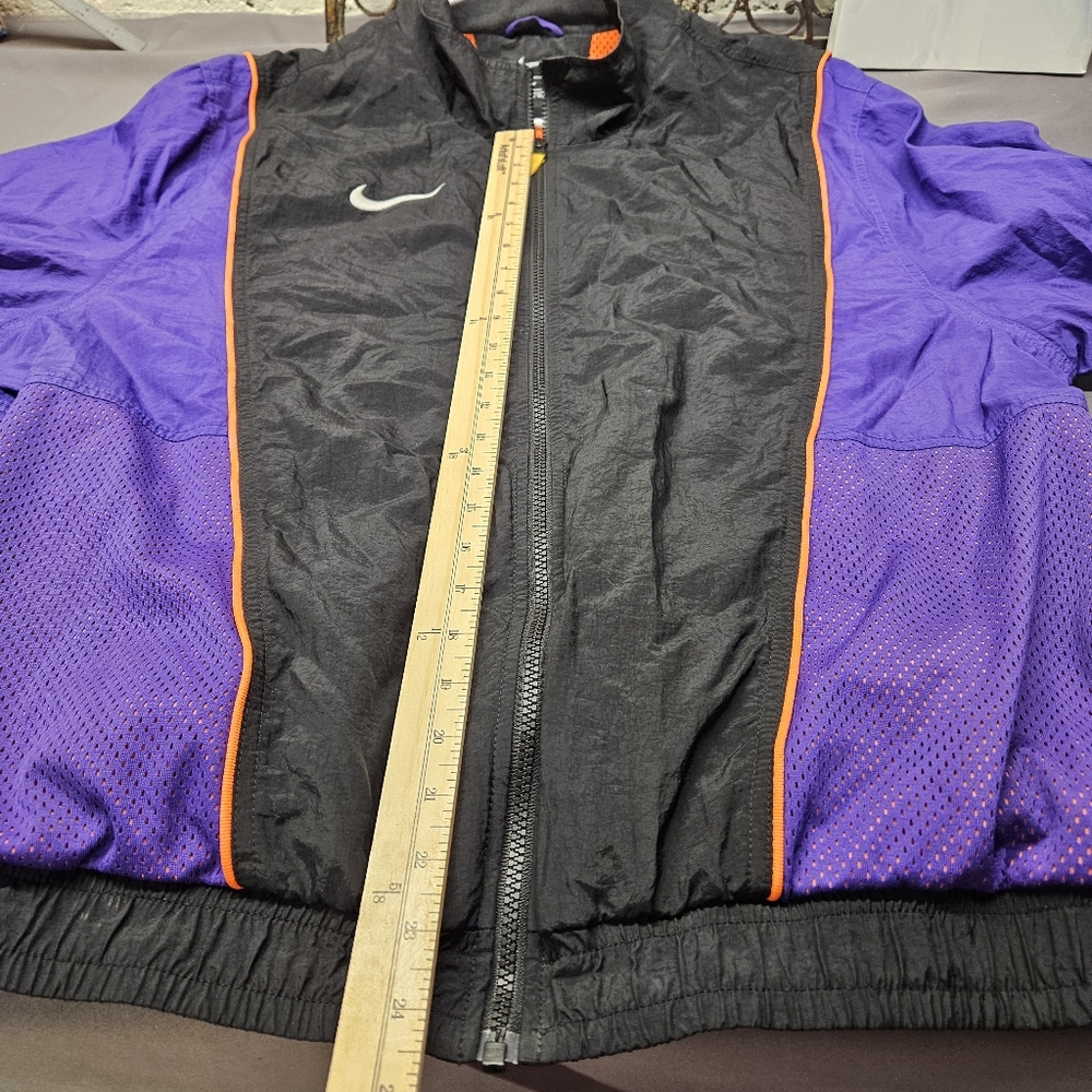 Nike Track Jacket Mens XL Black Purple Dri Fit Flex Retro Windbreaker Track - Picture 7 of 9